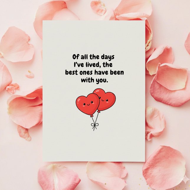 Romantic Valentine Love Card for Couples Gift (Creator Uploaded)