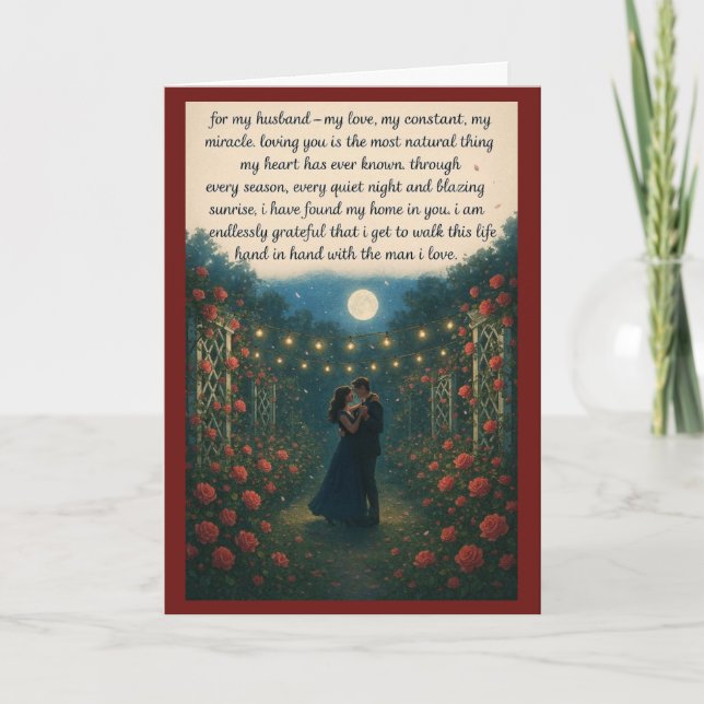 Romantic Valentine’s Cards for My Husband (Front)