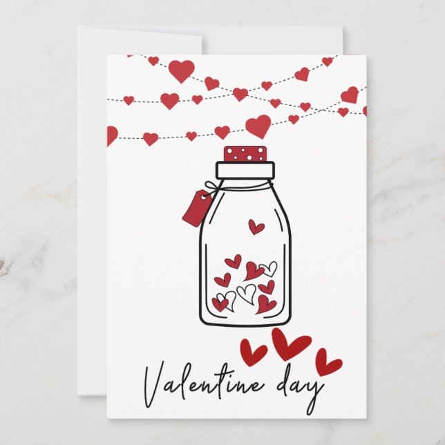 Romantic Valentine’s Day Card | Personalized Love  (Front)