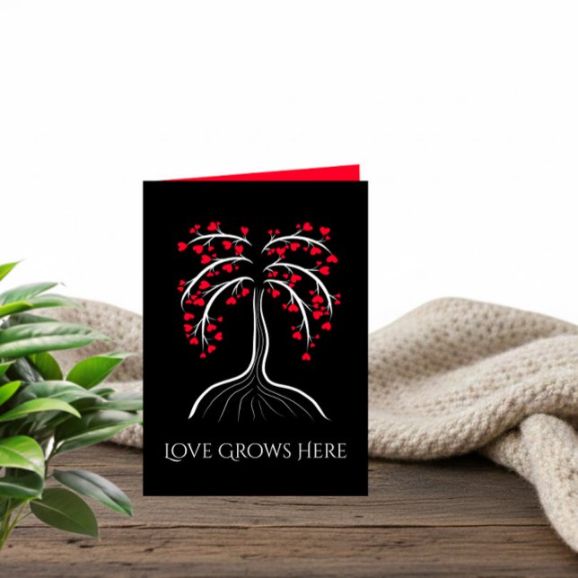 Romantic Valentine’s Day Love Tree Card (Creator Uploaded)