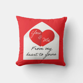 Romantic Valentine’s Day Throw Pillow