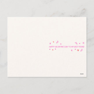 Romantic Valentine’s Day To My best Friend Card