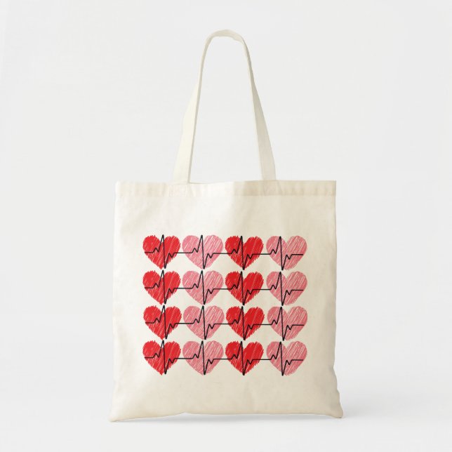 Romantic Valentine’s Day Tote Bag – Cute & Stylish (Front)