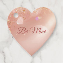 Romantic Valentine’s Favor Tags – Blush Pink