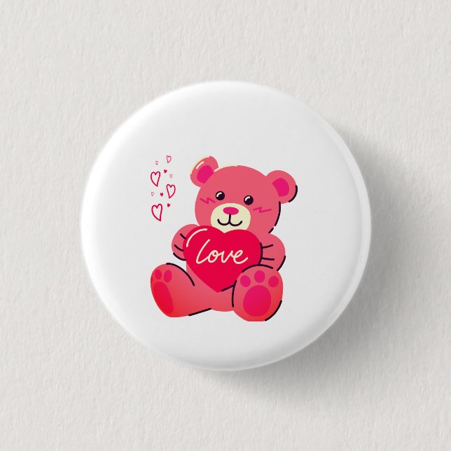 Romantic Valentine’s Gift Button (Front)