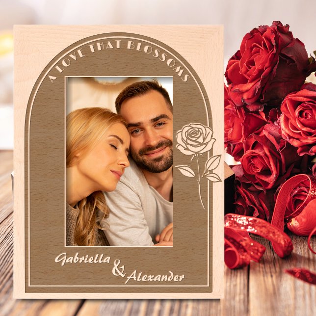 Romantic Valentine’s Gift for Couples - Rose  Engraved Frames (Creator Uploaded)