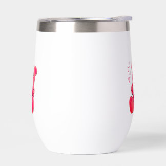 Romantic Valentine’s Gift Thermal Wine Tumbler