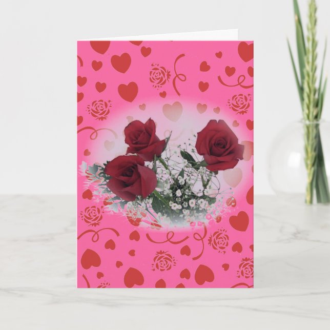 Romantic Valentine's Card (Front)