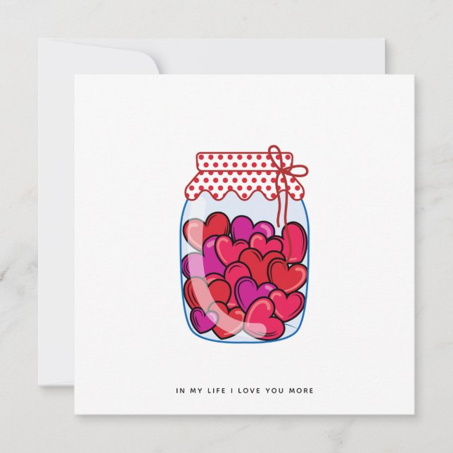 Romantic - Valentines Day - Anniversary Card (Front)