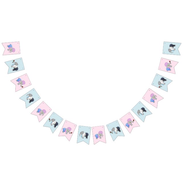 Romantic Valentines Day Bunting Flags (All)
