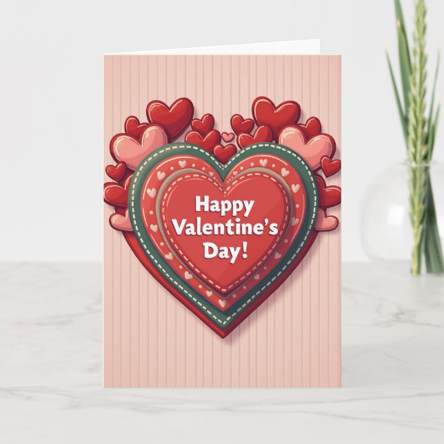 Romantic Valentines Day Card (Front)