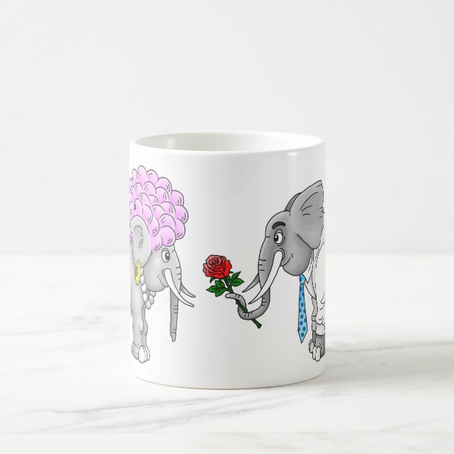 Romantic Valentines Day Coffee Mug (Center)