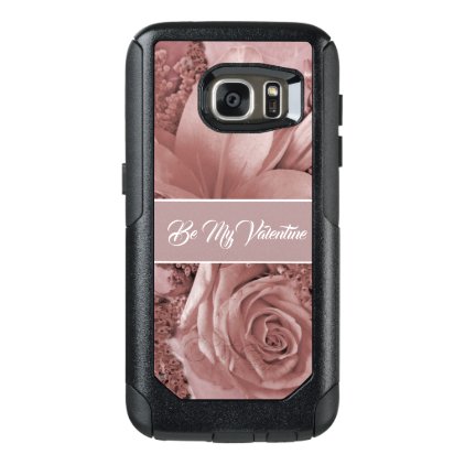 Romantic Valentines Day Dusty Rose and Lily OtterBox Samsung Galaxy S7 Case