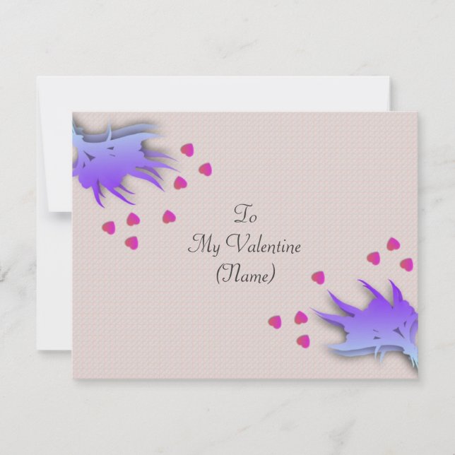Romantic Valentine's Day Invitation (Front)