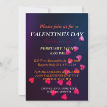Romantic Valentine's Day Party Invitation