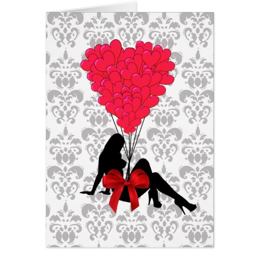 Romantic Valentines design Cards (Front)