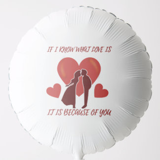 Romantic Valentine's Large Helium Balloon