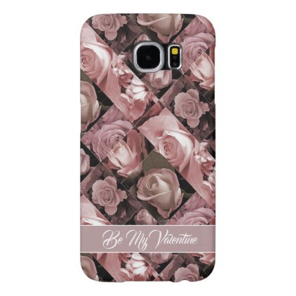 Romantic Valentines Pink Roses Samsung Galaxy S6 Case