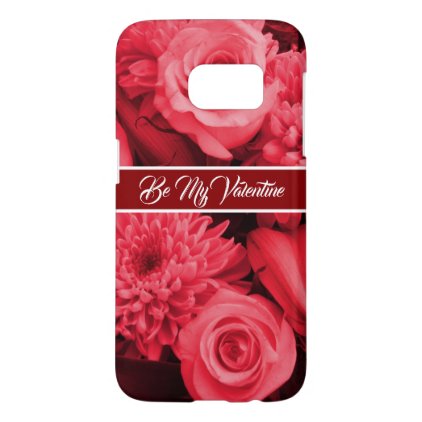 Romantic Valentines Red Rose Samsung Galaxy S7 Case