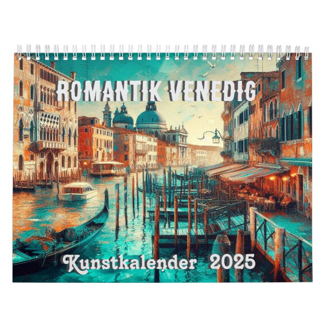 Romantic Venice Calendar (Cover)