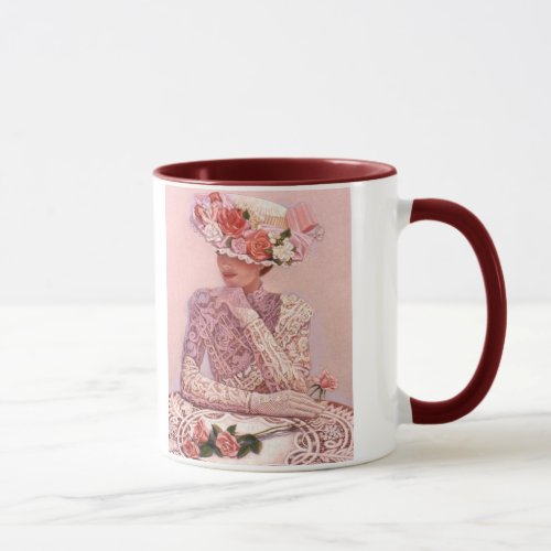 Romantic Victorian Lady Coffee Mug