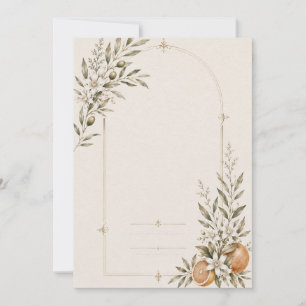 Romantic Vineyard Wedding Stationery Invitation