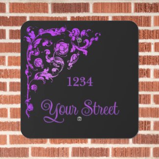Romantic, Vintage, Antique Address