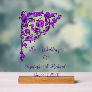 Romantic, Vintage, Antique Purple
