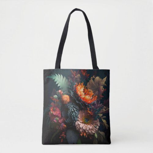 Romantic Vintage Blossom Tote Bag