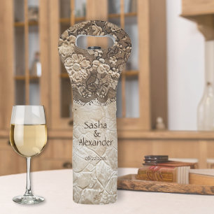 Romantic Vintage Country Lace Wine Bag