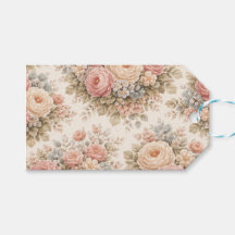 Romantic Vintage Floral Pattern with Roses