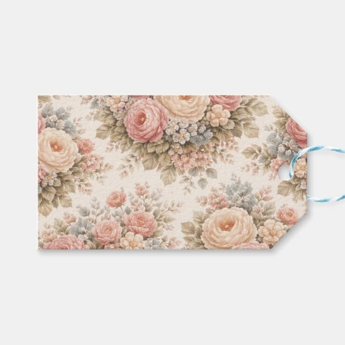 Romantic Vintage Floral Pattern with Roses 
