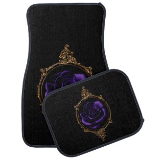 Romantic, Vintage Goth Purple Roses 