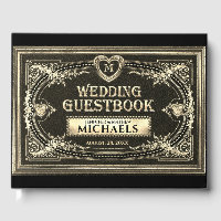 Romantic Vintage Look Guest Book