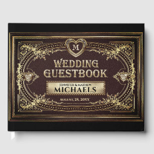 Romantic Vintage Look Guest Book