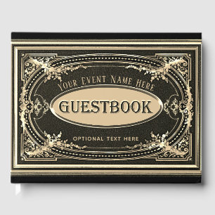 Romantic Vintage Look Guest Book