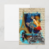Romantic vintage Paris collage (Front/Back)