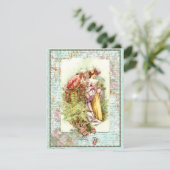 Romantic Vintage Regency Couple with Roses (Standing Front)