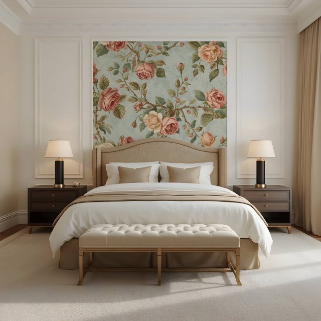 Romantic Vintage Rose Garden Wallpaper (Creator Uploaded)
