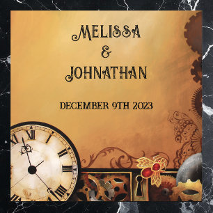 romantic Vintage Steampunk Victorian Wedding Floor Decals