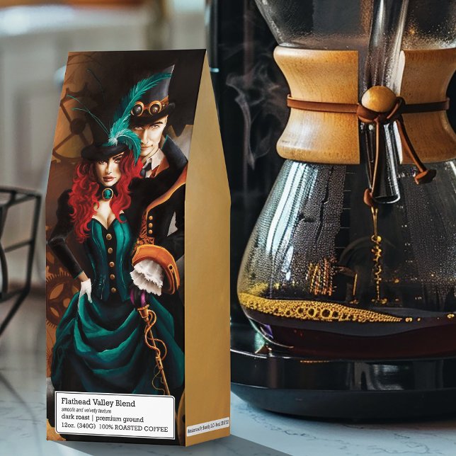 Romantic Vintage Steampunk Victorian Wedding Roasted Coffee (Creator Uploaded)
