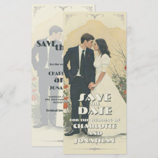 Romantic Vintage Wedding Couple Art Cards