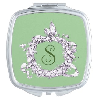 Romantic, Vintage Wreath Personalized 
