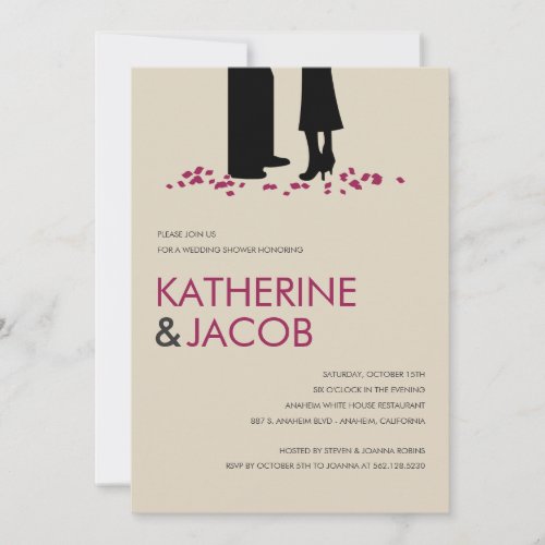 Romantic Vows Wedding Shower Invites