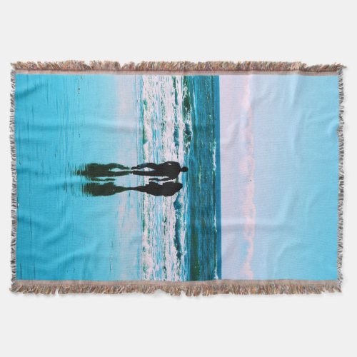 Romantic Walk on the Beach Blanket