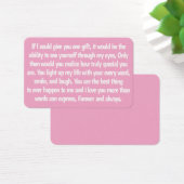 Romantic Wallet Insert Card (Desk)