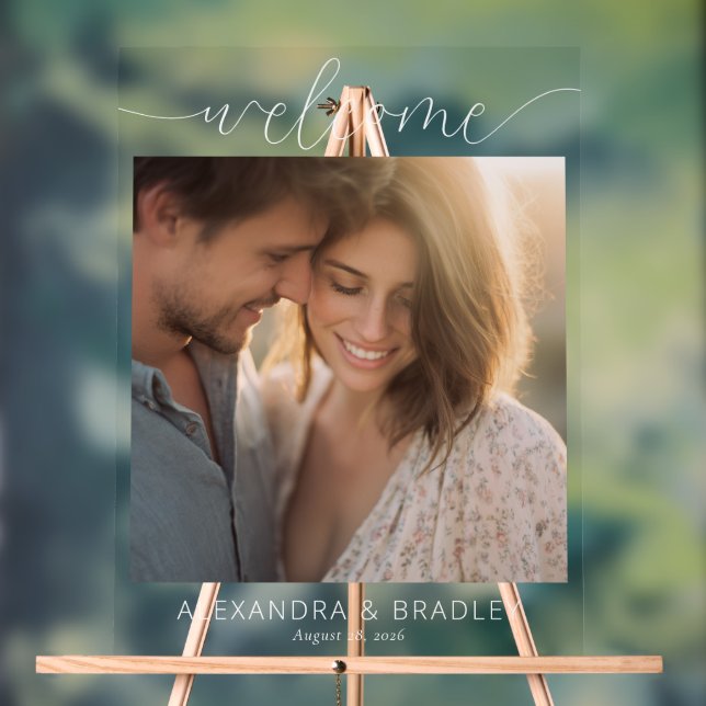 Romantic Warm Photo Acrylic Sign (Neutral)