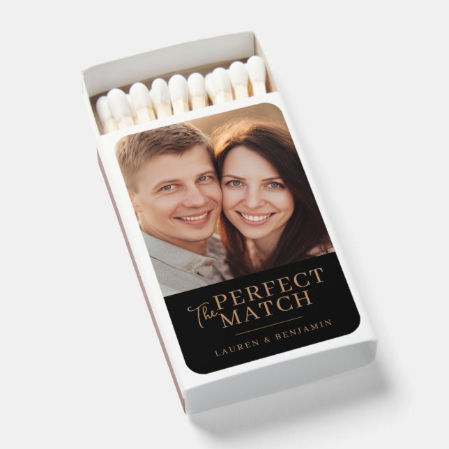 Romantic Warm Photo Matchboxes (Front Open)