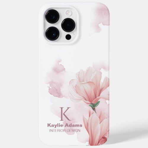 Romantic watercolor floral  Case_Mate iPhone 14 pro max case