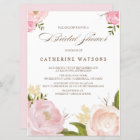 Romantic Watercolor Flowers Bridal Shower Invite